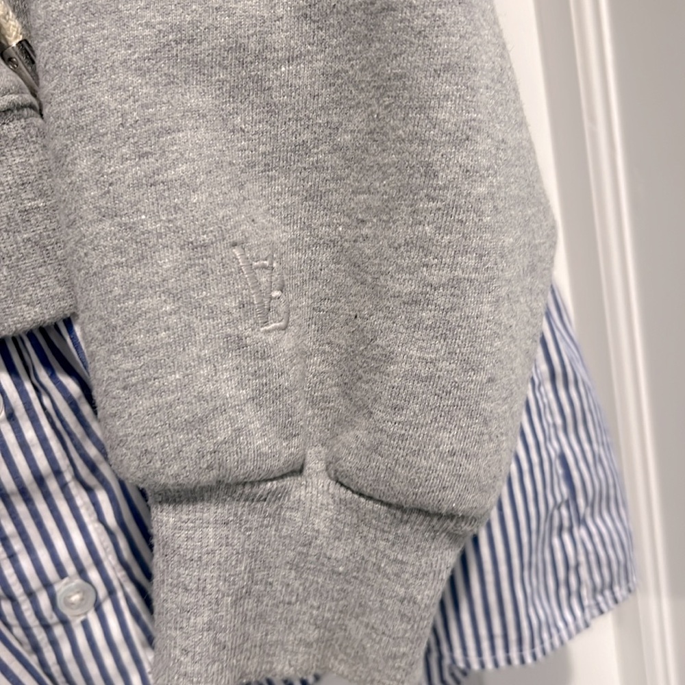 Veronica Beard Hockley Drawstring Sweatshirt Hood… - image 6